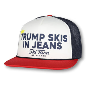 TRUMP SKIS IN JEANS
