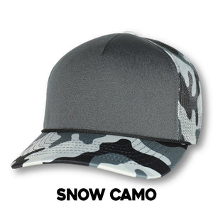 Custom Camo Ski Town All-Stars Trucker